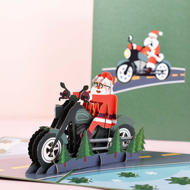 Santa Claus 3D Pop-Up Card Greeting Card - Yourphotoblanket