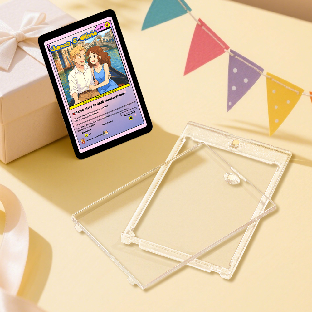 Custom Couple Card Personalized Love Gift for Anniversary, Valentine's Day or Birthday - yourphotoblanketuk