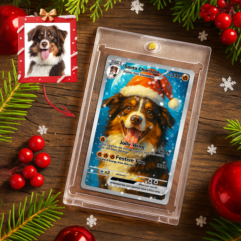 Custom Halloween Game Card Personalized Cartoon Trading Card with Photo & Name, Unique Holiday Gift for Lover - yourphotoblanketuk