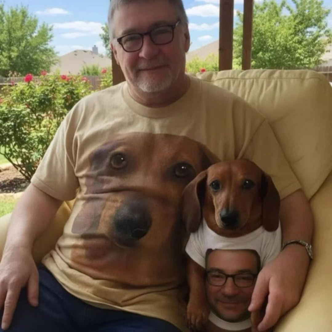 Custom Pet Matching Shirt with Pet Parents Perfect Christmas Gift for Pet Lovers - yourphotoblanketuk