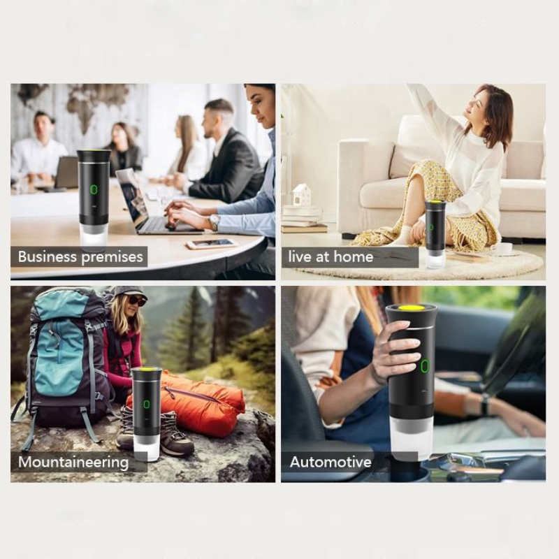 Tragbare Kaffeemaschine, Kompakte Reise-espressomaschine & Outdoor-kaffee-set