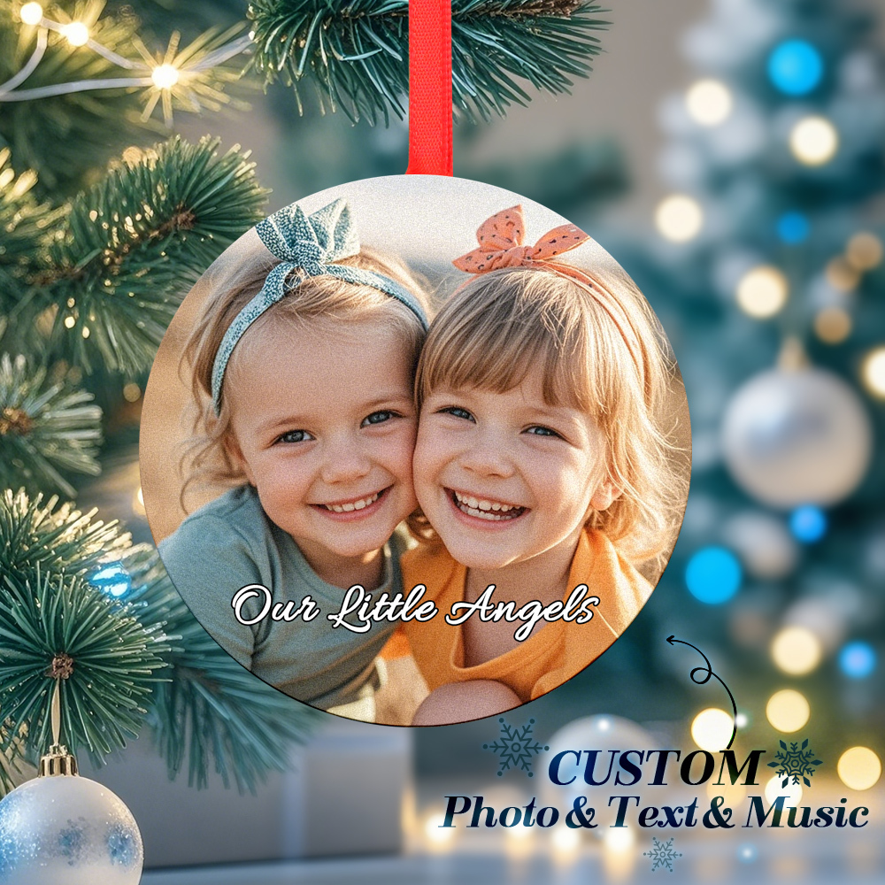 Foto weihnachtsdekorationen Benutzerdefinierte Musik Spielen Sie Musik Und Erleben Sie Wertvolle Erinnerungen Noch Einmal