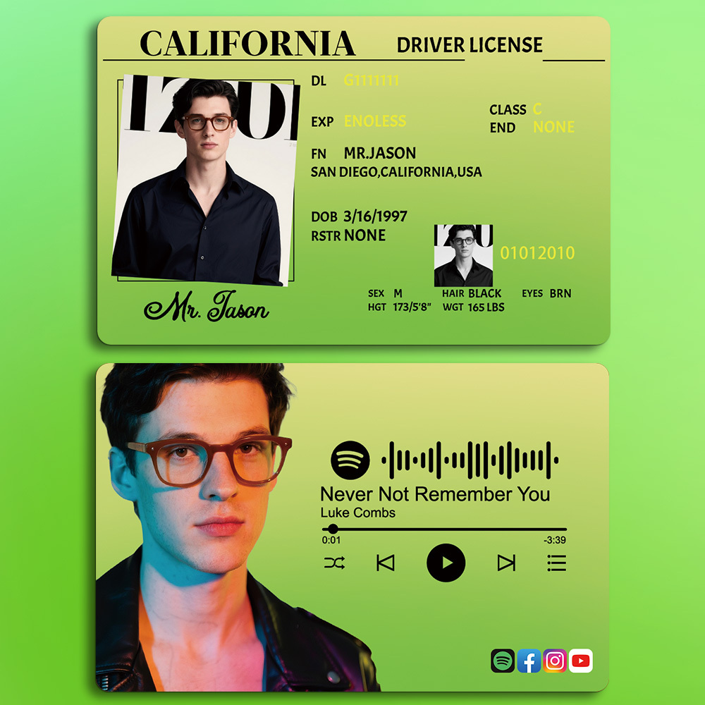 Benutzerdefinierte Nfc-musikkarte, Personalisierter Tap-to-play-schlüsselanhänger | 3,37'x2,13' Acrylständer | Hip-hop, R&b, Pop-künstler-geschenk Für Ihn