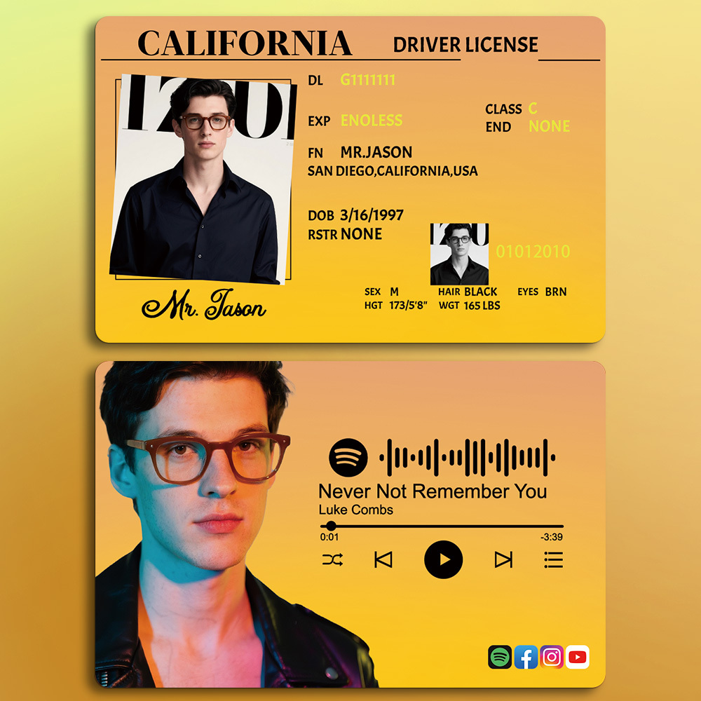 Benutzerdefinierte Nfc-musikkarte, Personalisierter Tap-to-play-schlüsselanhänger | 3,37'x2,13' Acrylständer | Hip-hop, R&b, Pop-künstler-geschenk Für Ihn