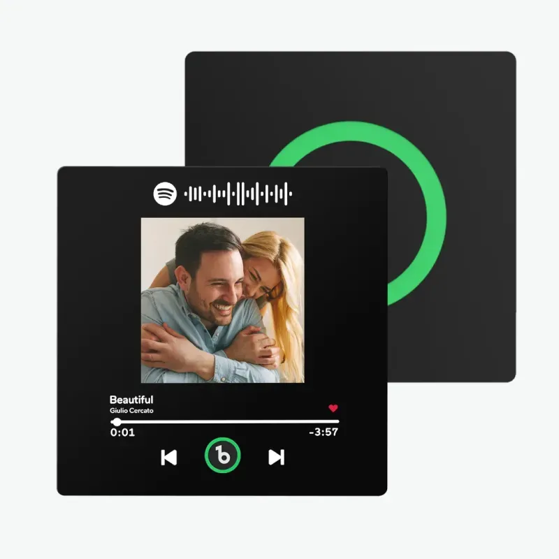 Personalisierter Musik-kühlschrankmagnet, Album-kühlschrankmagnet Mit Buntem Rahmen, Valentinstagsgeschenke - dephotoblanket