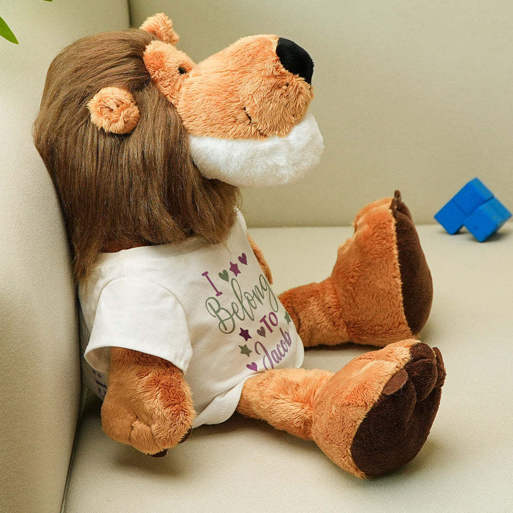 Personalisiertes Tier-plüschtier Zur Geburtsanzeige, Geschenk Für Die Babyparty - dephotoblanket