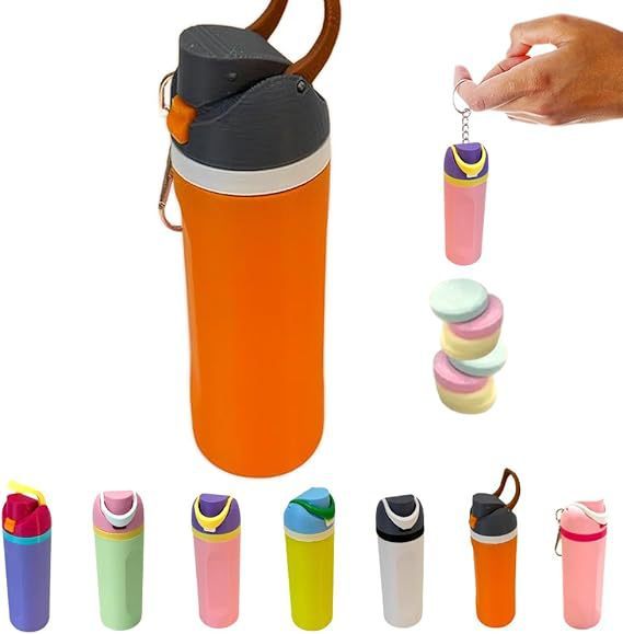 Mini-wasserflaschen-schlüsselanhänger, Trendiger Flaschen-schlüsselanhänger, Wasserflaschen-anhänger, Süße Anhänger Für Handtaschen Und Rucksäcke