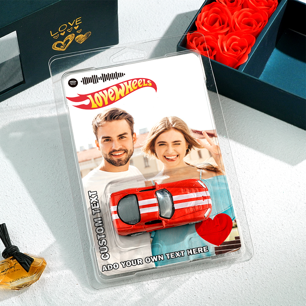 Personalisierte Musik, Hot-wheels-sportwagen, Individuelles Traumauto-spielzeug, Individuelle Verpackungsdesign-optionen - dephotoblanket
