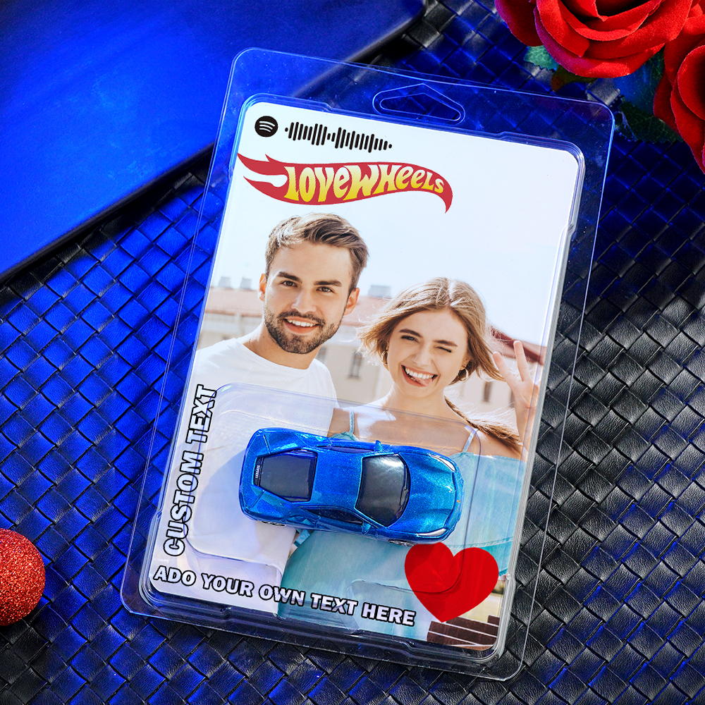 Personalisierte Musik, Hot-wheels-sportwagen, Individuelles Traumauto-spielzeug, Individuelle Verpackungsdesign-optionen - dephotoblanket