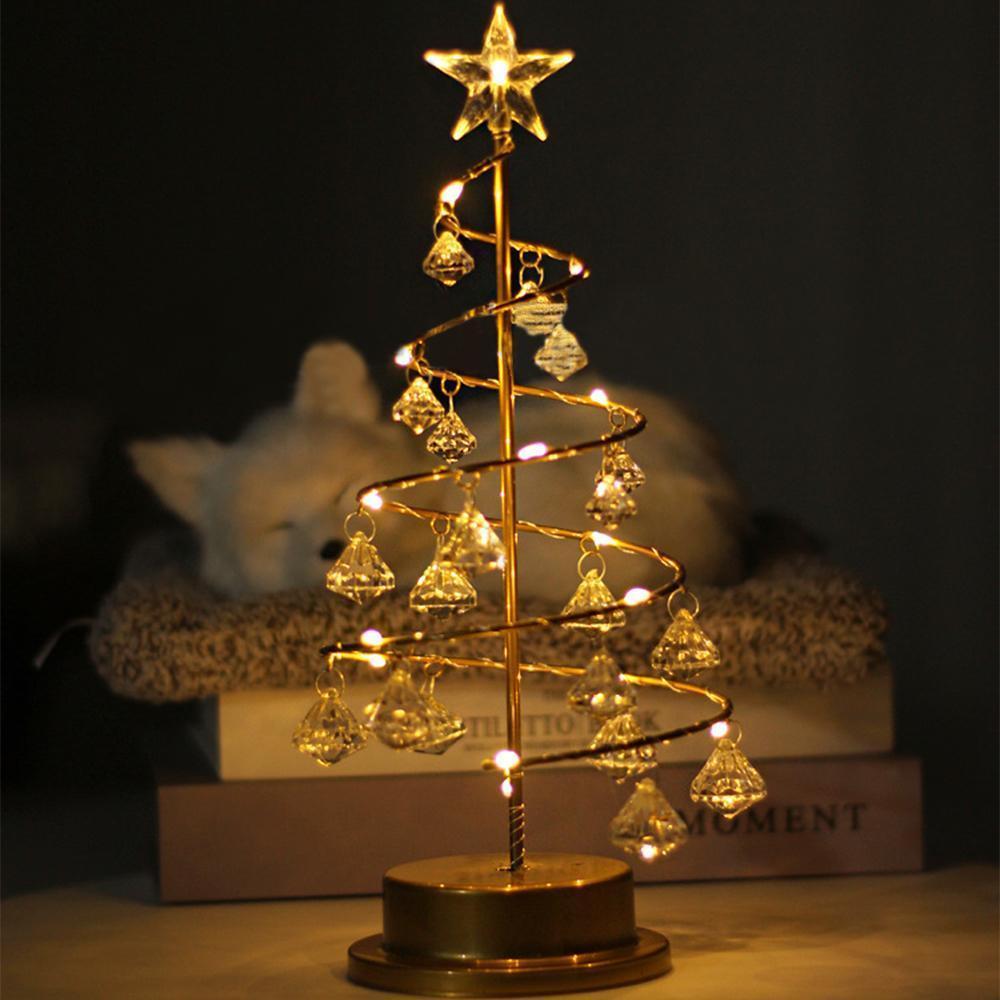 Weihnachtsbaum-diamantlampe, Modellierlampe, Schlafzimmer-tischlampe, Dekoration - dephotoblanket