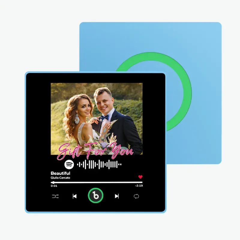 Personalisierter Musik-kühlschrankmagnet, Album-kühlschrankmagnet Mit Buntem Rahmen, Valentinstagsgeschenke - dephotoblanket