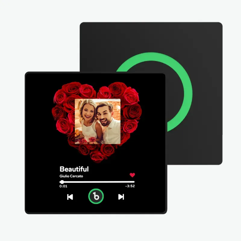 Personalisierter Musik-kühlschrankmagnet, Album-kühlschrankmagnet Mit Buntem Rahmen, Valentinstagsgeschenke - dephotoblanket