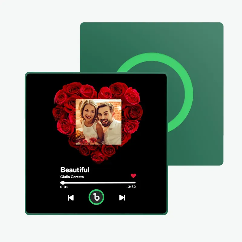 Personalisierter Musik-kühlschrankmagnet, Album-kühlschrankmagnet Mit Buntem Rahmen, Valentinstagsgeschenke - dephotoblanket