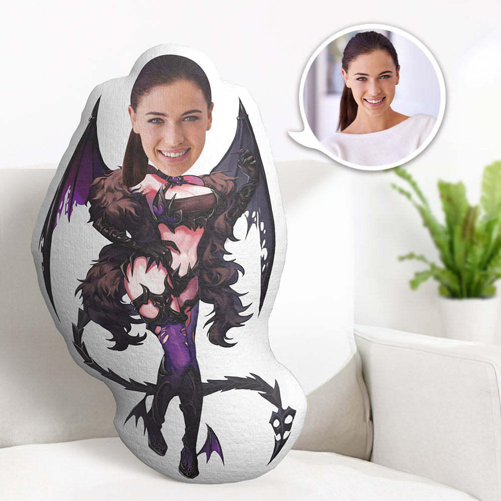 Mein Gesicht Kissen Benutzerdefiniertes Gesicht Kissen Succubus Kissen Personalisiertes Foto Kissen Minime Kissen - dephotoblanket