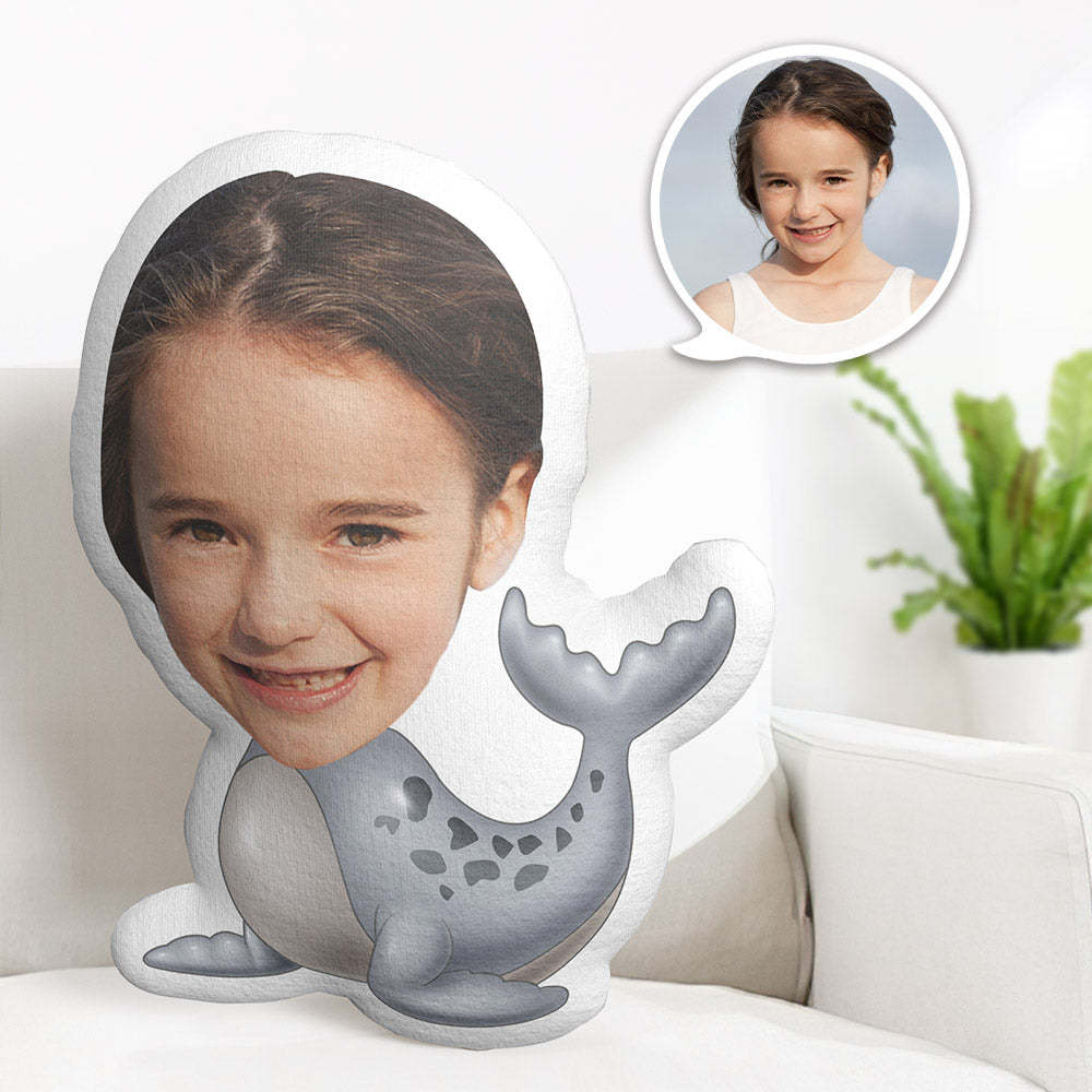 Personalisiertes Gesichtskissen Personalisiertes Fotokissen Siegel Minime Kissengeschenke Für Kinder - dephotoblanket