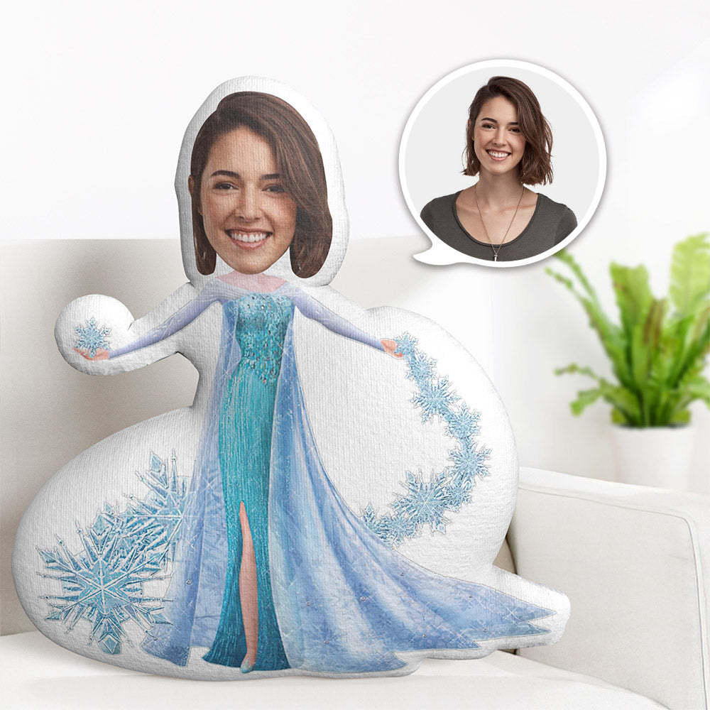 Personalisiertes Gesichtskissen Personalisiertes Fotokissen Elsa Minime Kissen Geschenke Für Sie - dephotoblanket