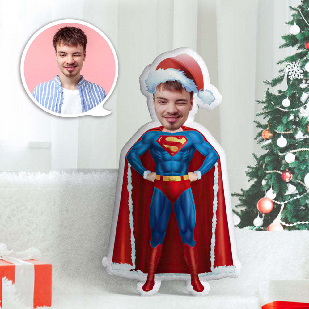 Benutzerdefiniertes Gesichtskissen Mein Gesichtskissen Muskel Spider Man Minime Kissen Geschenke Für Weihnachten - dephotoblanket