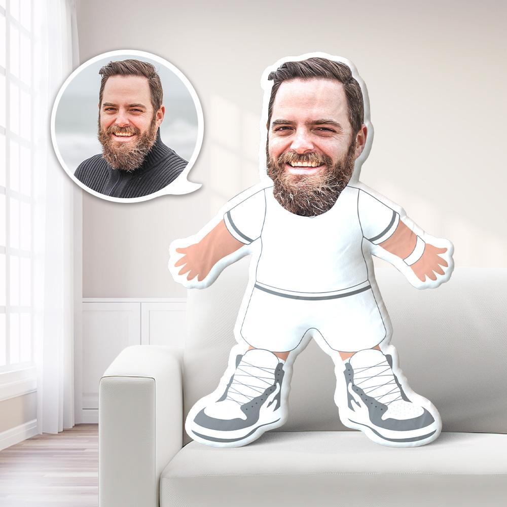 Mini Me  Kissen  Mit Gesicht Gesichtskissen Personalisierte Kissen Fotokissen Geschenk Sportler Wurfkissen MiniMe Kissen