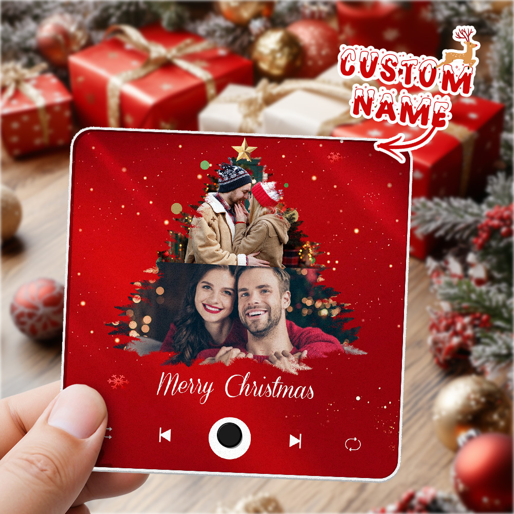 Benutzerdefinierte Kühlschrankmagnete, Musik Abspielen, Individuelles Foto. Erstellen Sie Ihr Eigenes, Personalisiertes Weihnachtsgeschenk - dephotoblanket