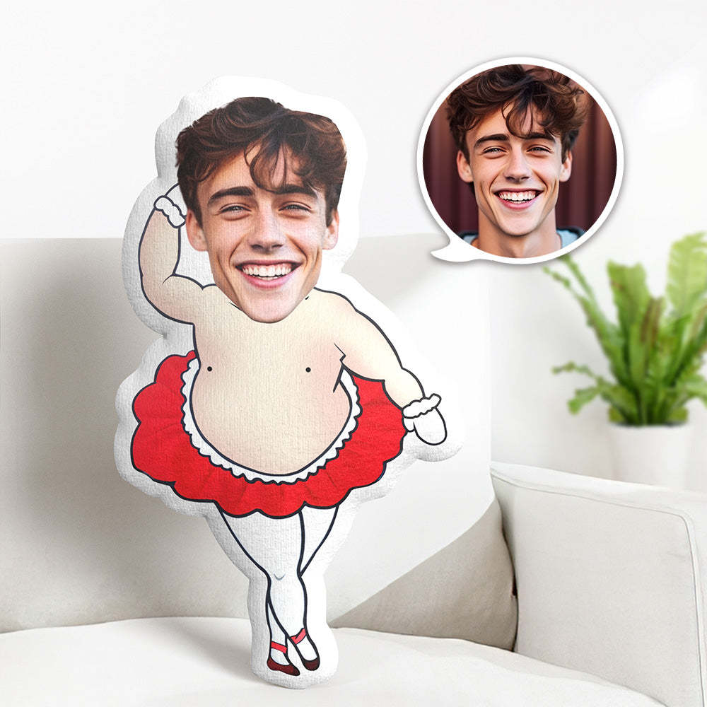 Benutzerdefinierte Kissen Gesicht Körper Kissen Ballett Mann Gesicht Kissen Personalisierte Geschenke - dephotoblanket