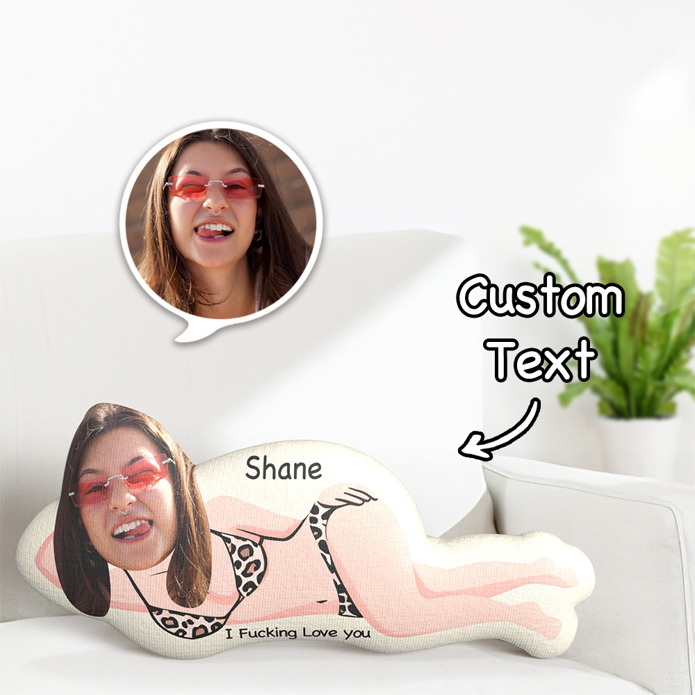 Benutzerdefiniertes Gesichtskissen Lustiges Minime-wurfkissen Benutzerdefiniertes Foto Personalisiertes Foto Minime-kissen Geschenk Für Ihn - dephotoblanket
