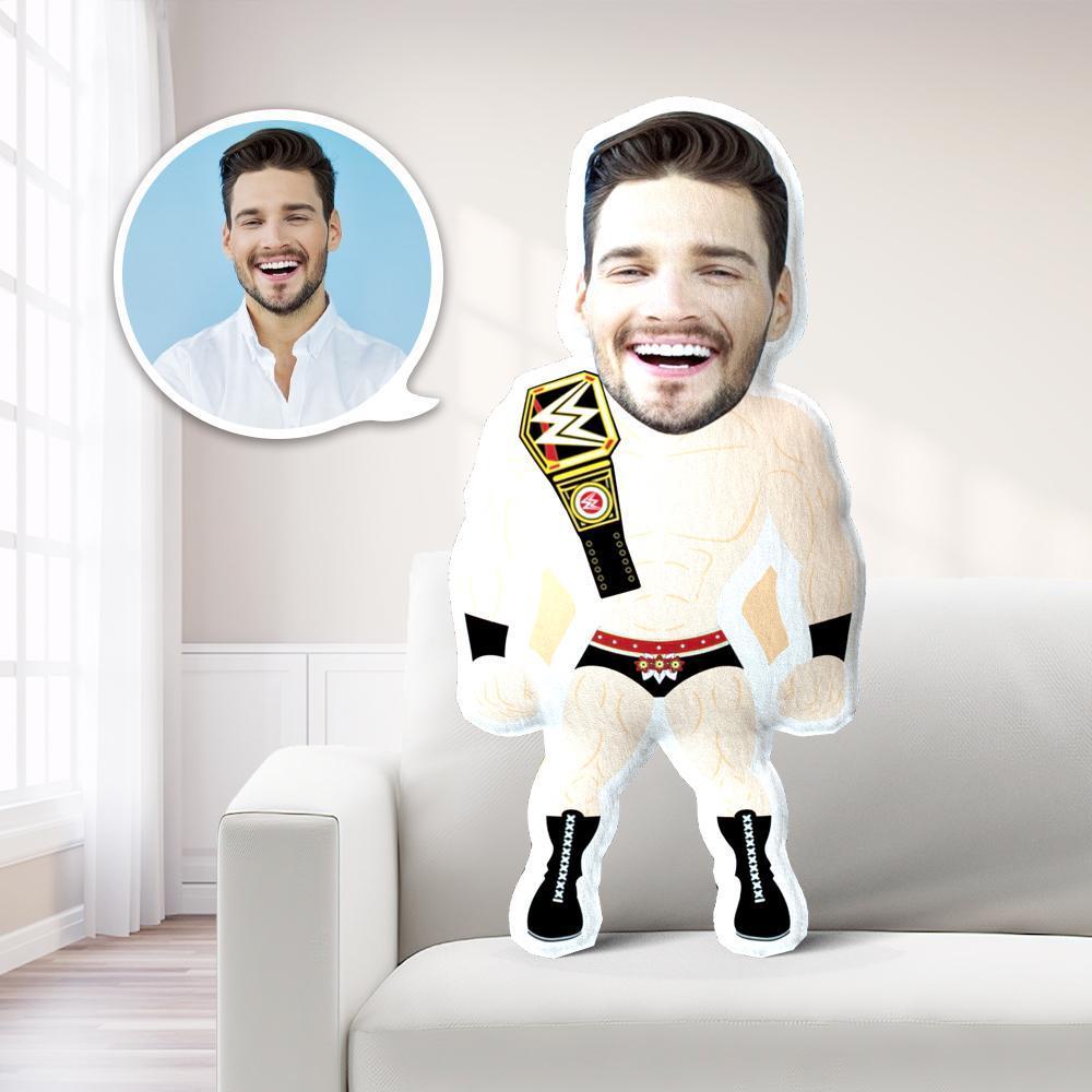 Mini Me Kissen  Mit Gesicht Gesichtskissen Personalisierte Kissen Fotokissen Geschenk Hercules Wurfkissen MiniMe Kissen