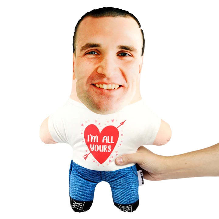 Benutzerdefiniertes Minime-wurfkissen „i'm All Yours“ Benutzerdefinierte Gesichtsgeschenke Personalisiertes Foto-minime-kissen - dephotoblanket