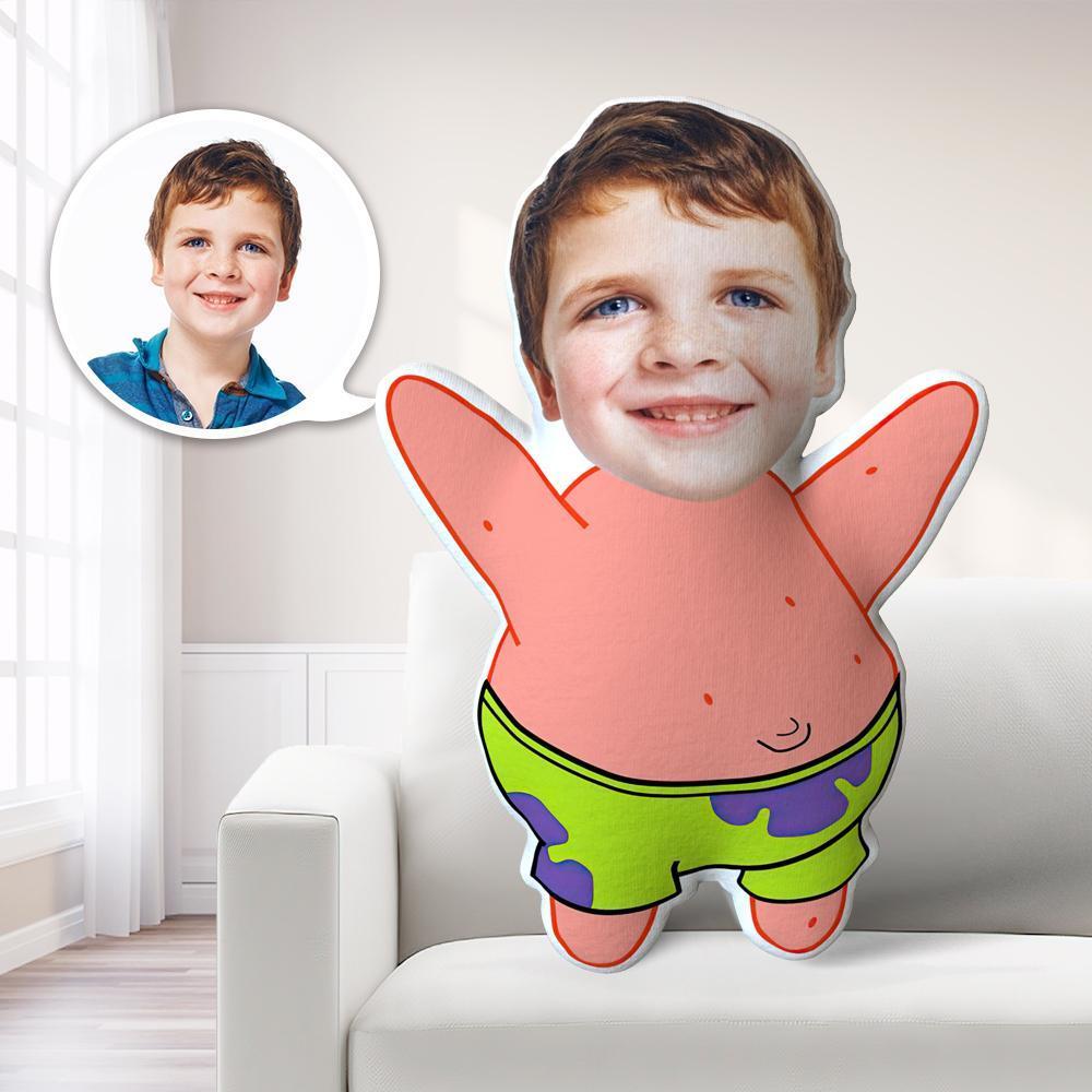 Mein Gesicht Kissen Benutzerdefinierte Kissen Gesicht Körper Kissen Personalisierte Foto Kissen Geschenk Patrick Star Wurfkissen Mini Me Kissen