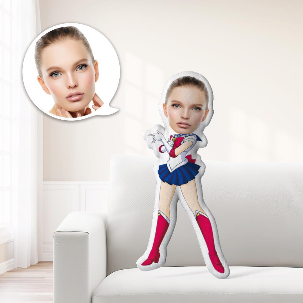 Mein Gesicht Kissen Benutzerdefinierte Kissen Gesicht Körper Kissen Personalisierte Foto Kissen Geschenk Sailor Moon Wurfkissen Mini Me Kissen