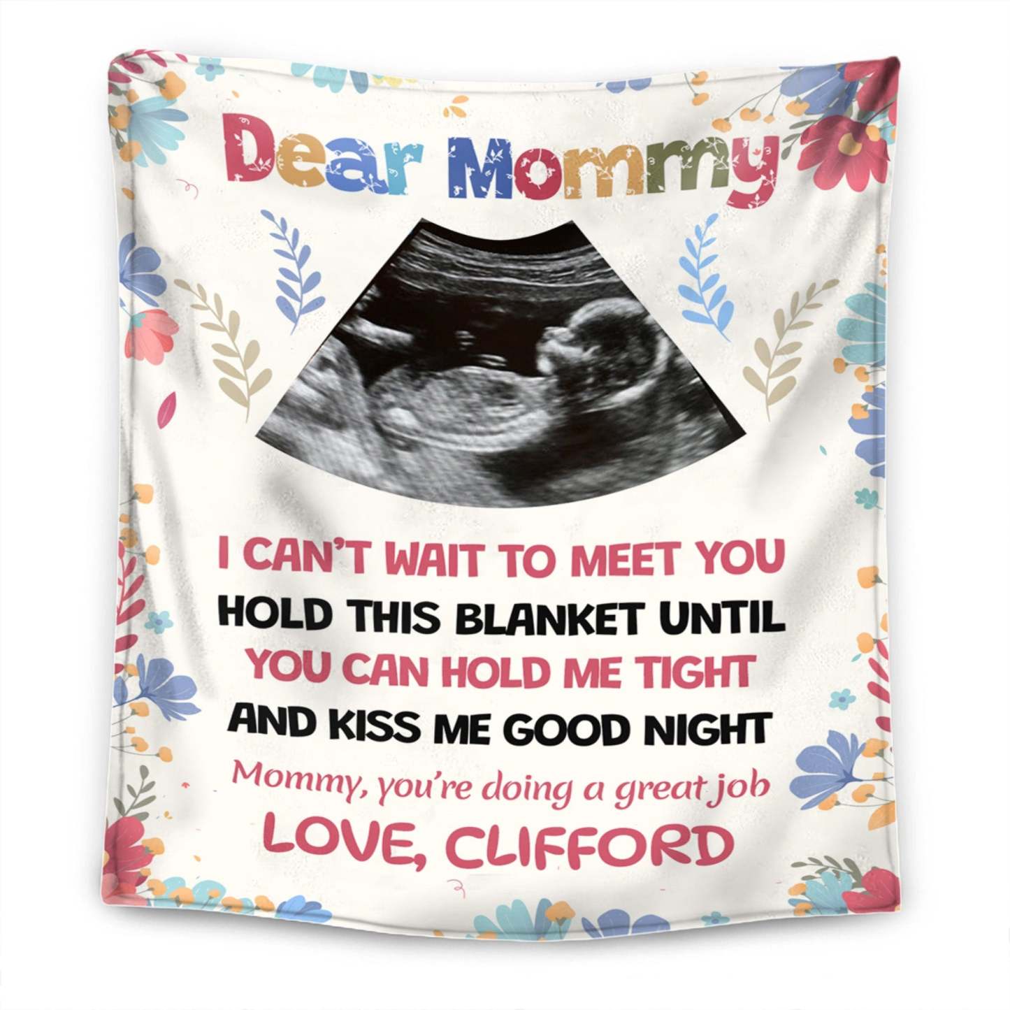 Liebe Mama - Personalisierte Fotodecke Für Mutter - Muttertag