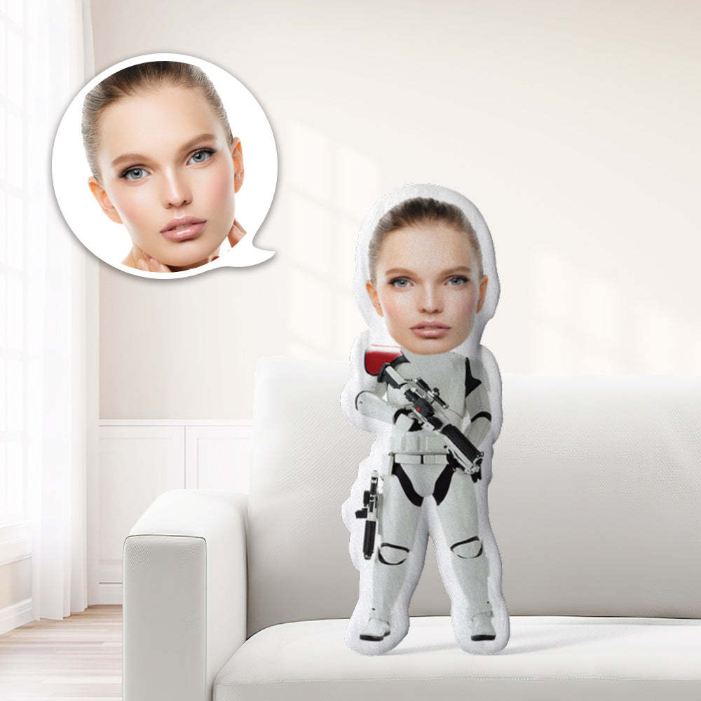 Benutzerdefinierte Star Wars Geschenke Personalisierte First Order Stormtrooper Minime Dekokissen Geschenke - dephotoblanket