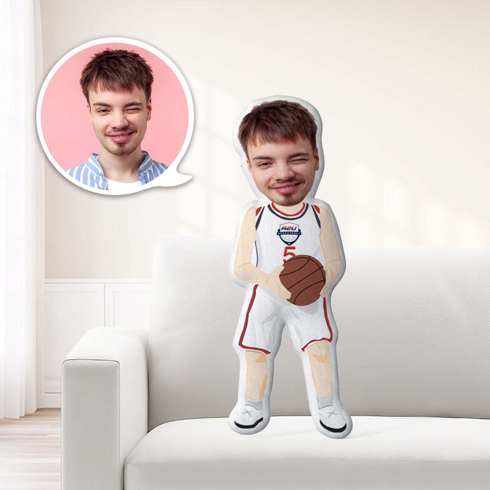 Mein Gesicht Kissen Benutzerdefinierte Kissen Gesicht Körper Kissen Personalisierte Foto Kissen Geschenk NO.5 Basketball Player Mini Me Kissen