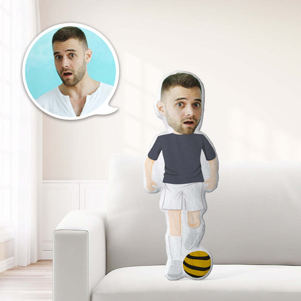 Mein Gesicht Kissen Benutzerdefinierte Kissen Gesicht Körper Kissen Personalisierte Foto Kissen Geschenk Fußballspieler Mini Me Kissen