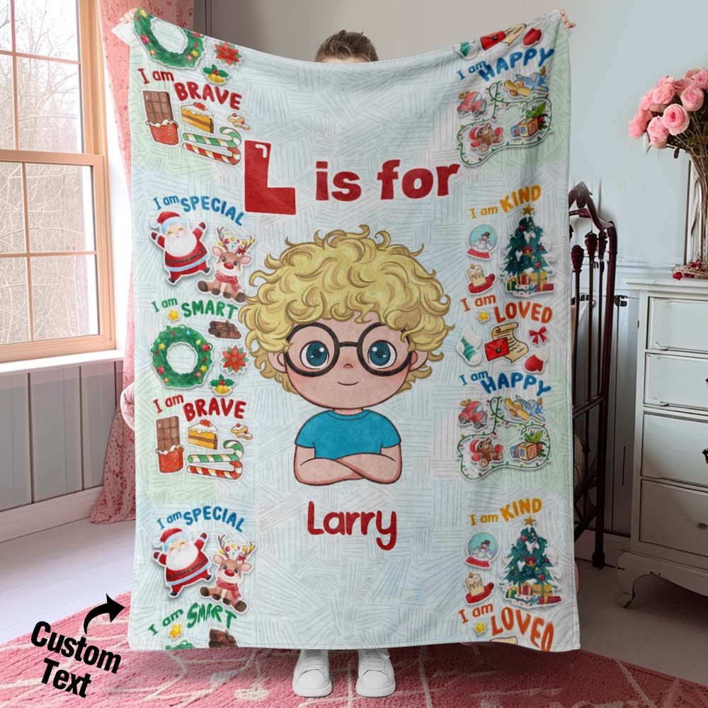 Individuelle Traumdecke Mit Individuellem Namen, Weicher Überwurf, Ideales Geschenk Für Kinder