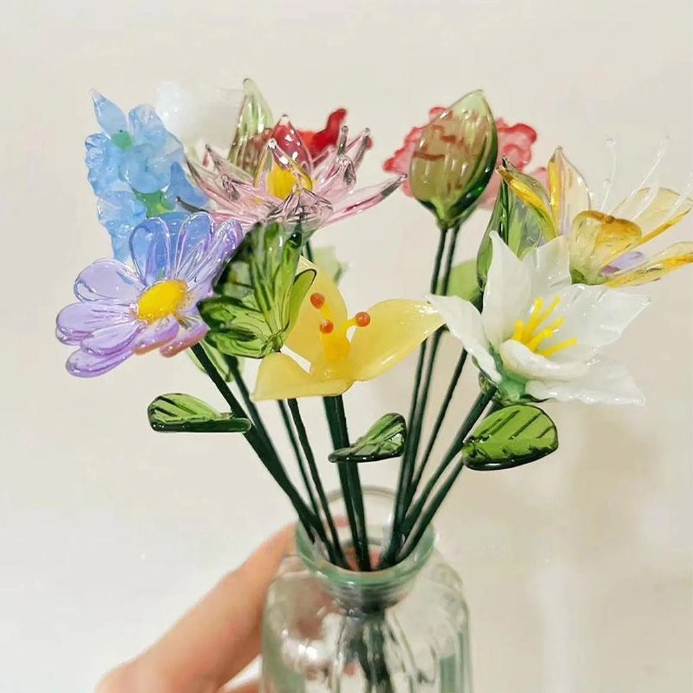 Benutzerdefiniertes Glasblumengeschenk Zum Geburtsmonat Für Mama Und Oma Zum Muttertag
