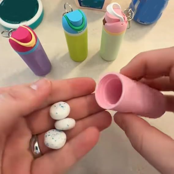 Mini-wasserflaschen-schlüsselanhänger, Trendiger Flaschen-schlüsselanhänger, Wasserflaschen-anhänger, Süße Anhänger Für Handtaschen Und Rucksäcke