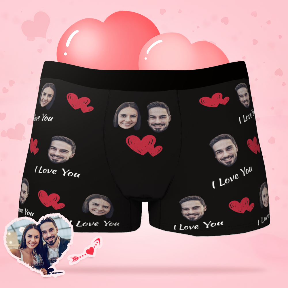 Personalisierte Boxershorts Für Herren – Boxer Mit Lustigem Gesicht - dephotoblanket