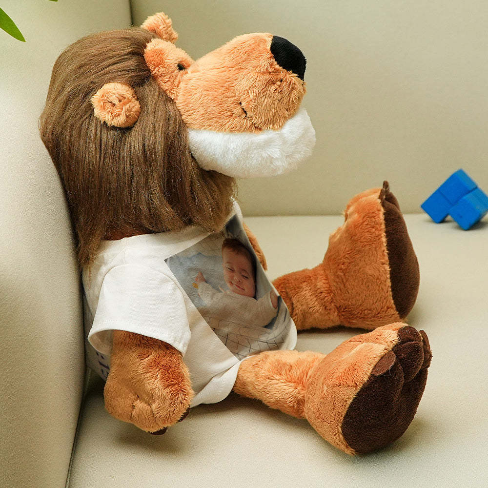 Personalisiertes Tier-plüschtier, Geburtsanzeige, Geschenk Für Die Babyparty - dephotoblanket