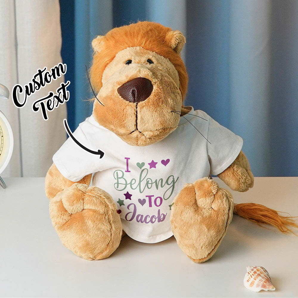 Personalisiertes Tier-plüschtier Zur Geburtsanzeige, Geschenk Für Die Babyparty - dephotoblanket