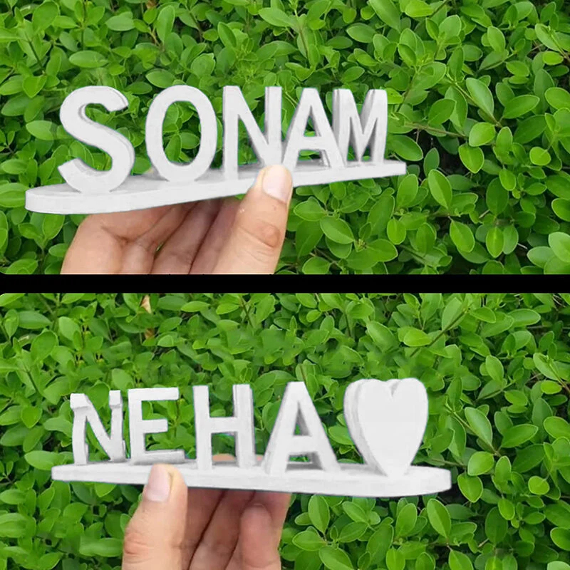 Doppelter Name Illusion Love 3d Gedruckt Als Süße Geschenke - dephotoblanket