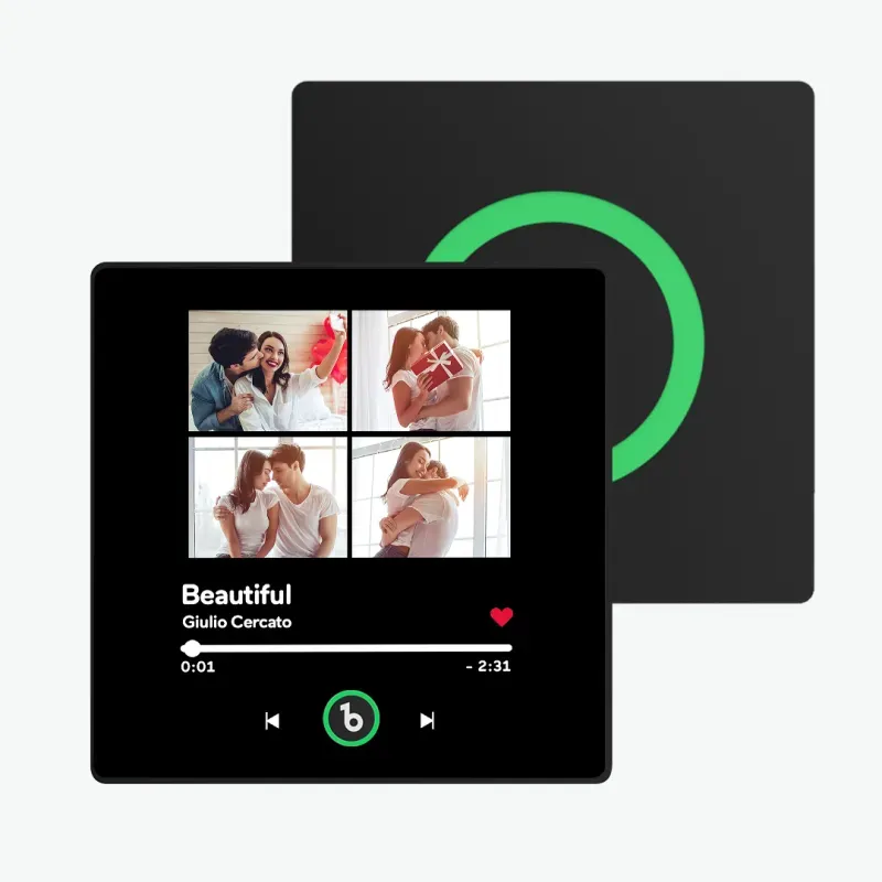Personalisierter Musik-kühlschrankmagnet, Album-kühlschrankmagnet Mit Buntem Rahmen, Valentinstagsgeschenke - dephotoblanket