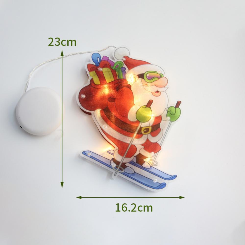 Weihnachten Dekorative Fenster Hängende Lichter Atmosphäre Szene Dekor Festliche Dekorative Licht - dephotoblanket