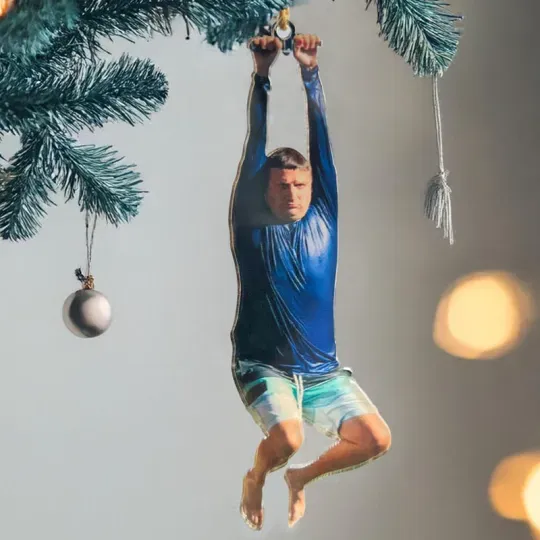 Lustiges Zipline-ornament Von Tim Robinson
