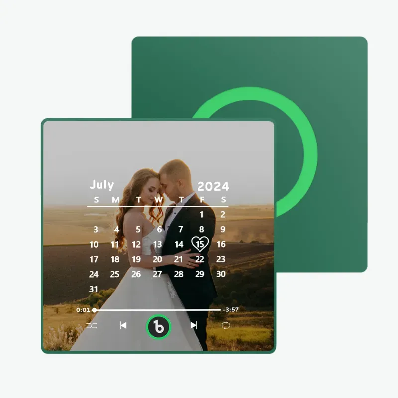 Personalisierter Musik-kühlschrankmagnet, Album-kühlschrankmagnet Mit Buntem Rahmen, Valentinstagsgeschenke - dephotoblanket