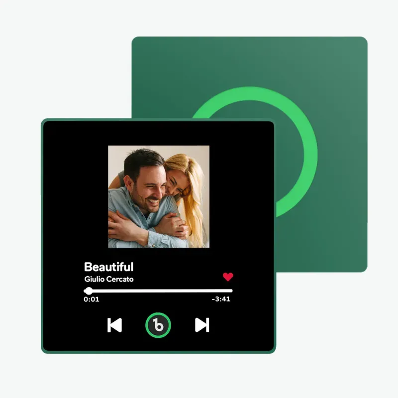 Personalisierter Musik-kühlschrankmagnet, Album-kühlschrankmagnet Mit Buntem Rahmen, Valentinstagsgeschenke - dephotoblanket