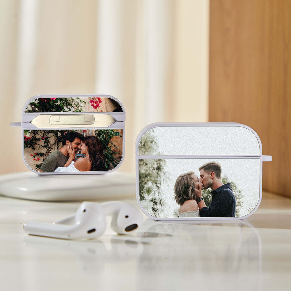 Personalisierte Foto-kopfhörer-hülle Airpods 1/2 Pro Kopfhörer-hülle Individuelles Bild-geschenk Für Sie/ihn - dephotoblanket