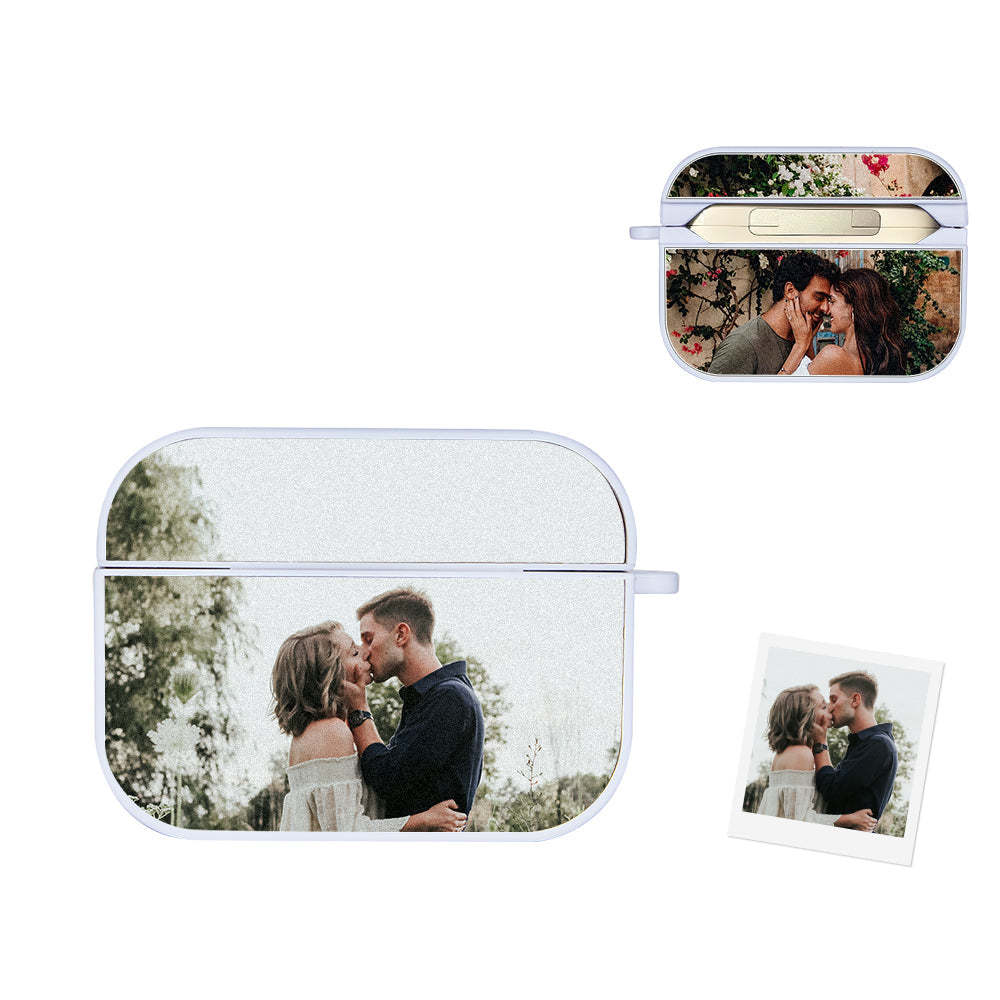 Personalisierte Foto-kopfhörer-hülle Airpods 1/2 Pro Kopfhörer-hülle Individuelles Bild-geschenk Für Sie/ihn - dephotoblanket