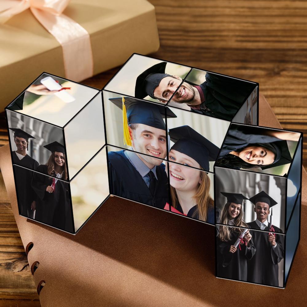 Personalisierter Fotowürfel, Abschlusserinnerungen, Zauberwürfel - dephotoblanket