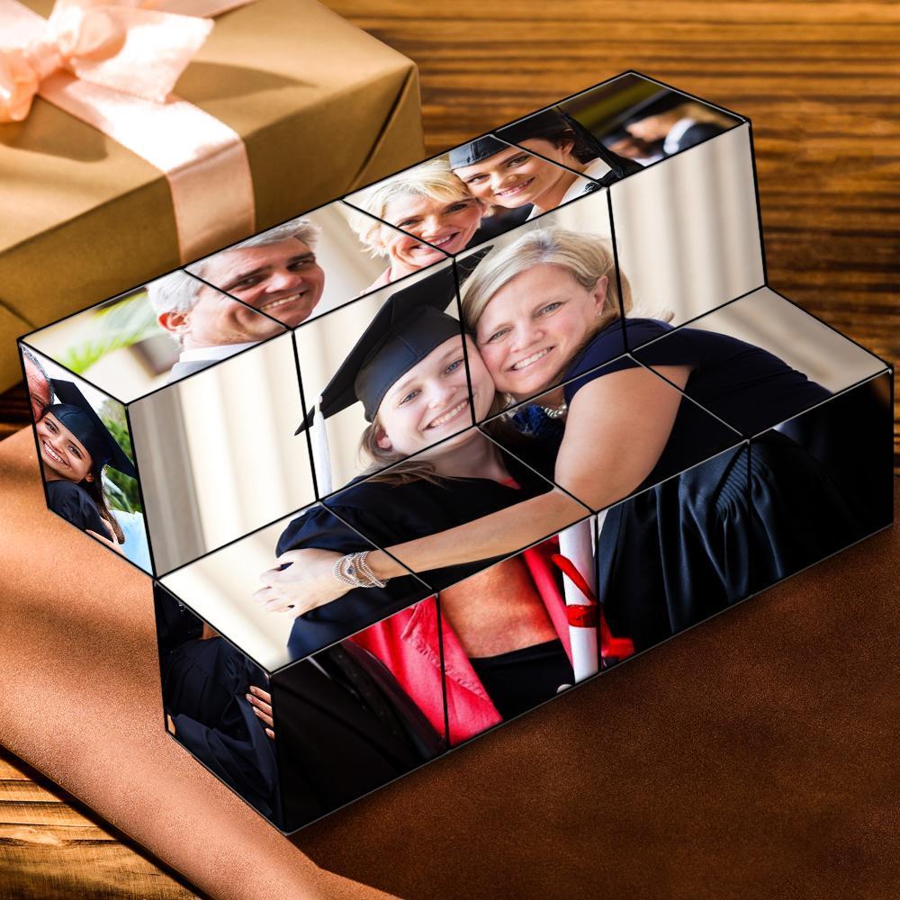 Personalisiertes Abschlussfoto, Zauberwürfel-abschlussgeschenke - dephotoblanket