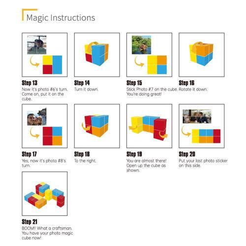 Personalisierter Infinity-fotowürfel, Zusammenklappbarer Paar-fotowürfel - dephotoblanket